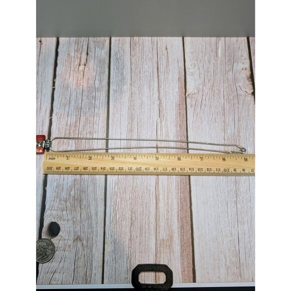 Red Sponge Coral Sterling Silver Pendant Necklace With 18" Long Chain Bohemian - Picture 7 of 11